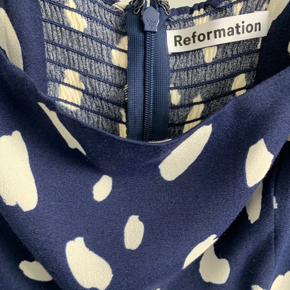 NWOT Reformation sigmund in splatter size 2 - Picture 12 of 16